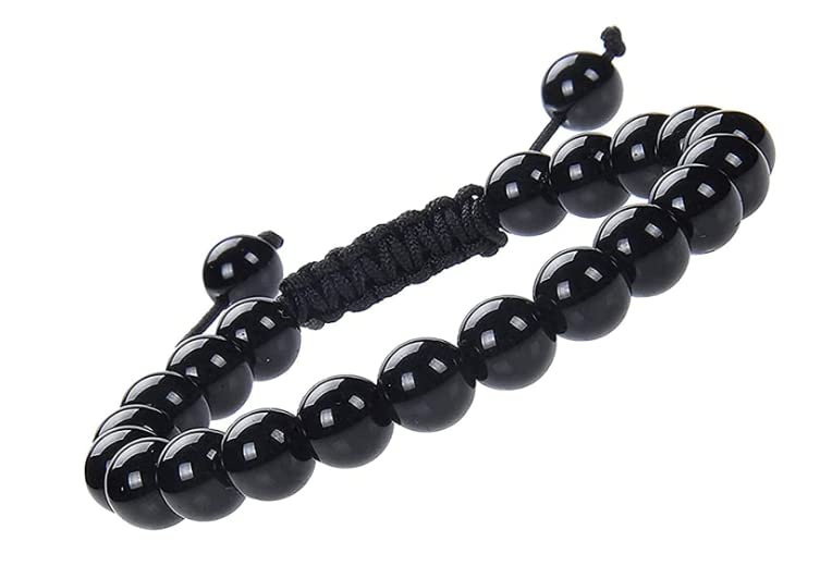 SBWC Black Thread Bracelet Black Round Bead Adjustable Hand Wrist Band Negative Energy Remover Vadic Kala Dhaga Bracelet with Stylish Lock for Women Men and Child Hand (B0C6QYR35L) Amazon Price History, Amazon Price Tracker