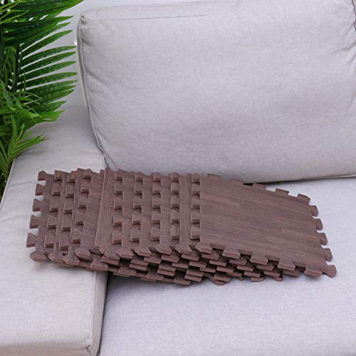 Clispeed 12 peças de tapetes de espuma de EVA para exercícios em equipamentos de ginástica