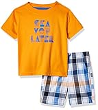 Nautica Baby Boys' Graphic Tee and Pull On Short Set