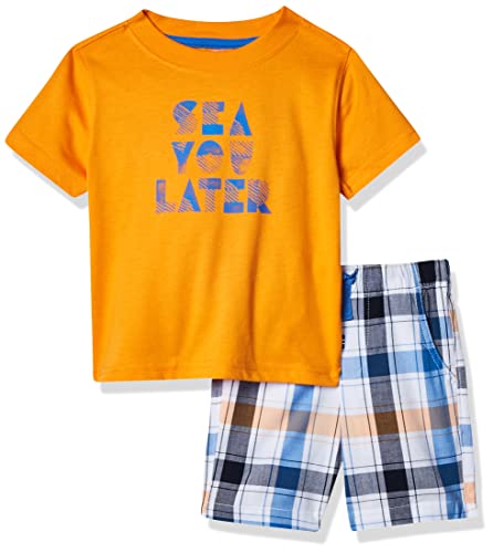 Nautica Baby Boys' Graphic Tee and Pull On Short Set