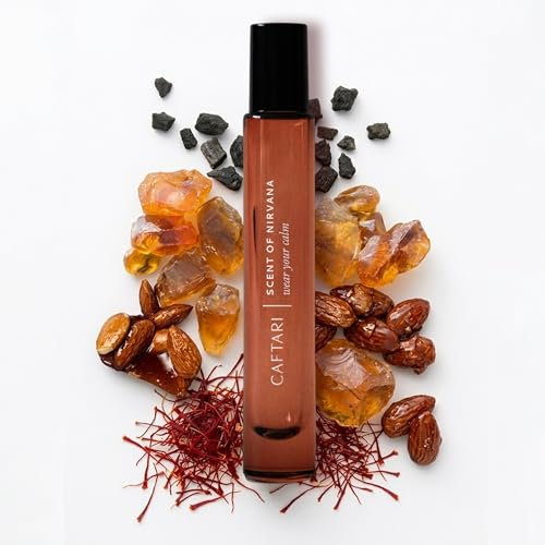 Caftari Oudh Perfume Oil Rollerball – Musk & Amber, Praline