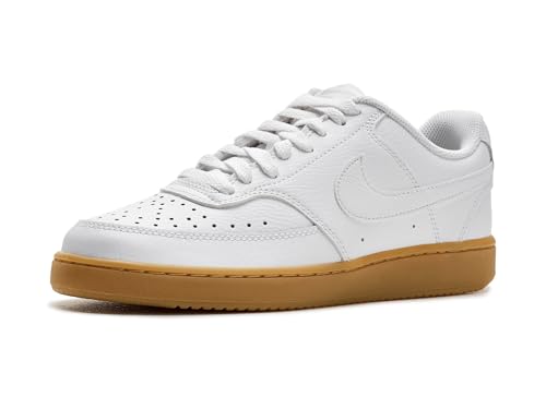 Nike Nike Men's Court Vision Low White/White/Photon Dust/Gum Light Brown 10 Medium