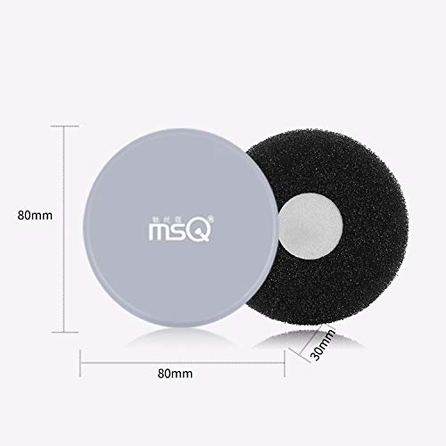 Msq Brush Cleaner Color Removal Sponge Dry Makeup Brush Quick Cleaner Sponge Removes Shadow Color From Your Brush Without Water Or Chemical Solutions - Compact Size For Travel #TOP6