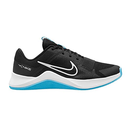 Image of Nike MC Trainer 2, Men's Training Shoes, Black White Anthracite Blue Lightning, 14 US