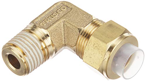 TRUSCO(トラスコ) クイックシール継手 エルボ φ10X6.5 呼びR1/4 TS-10X65-02L
