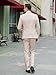 Mens Suit Slim Fit 3 Piece Double Breasted Beige Suit Men Formal Tuxedo Set Casual Wedding Groom Suits Large