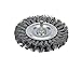 Dynabrade Steel Wheel Brush - 0.0118 in Bristle Dia Shank Attachment - 3 1/4 in OD & 25000 Max RPM - 78876 [PRICE is per EACH]