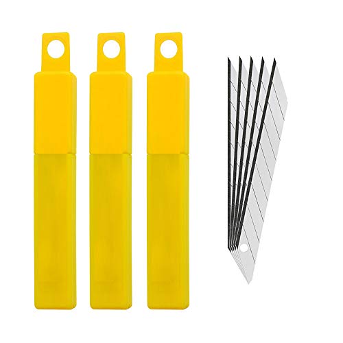 Image of Gebildet 30 Degree Carbon Steel Snap-Off Spare Blades Auto Vinyl Cutting Knife Tint Film Hand Tools 30pcs of Pack