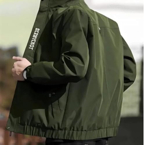 Image of MIA FASHION Men's Stylish Winter Jacket, Full Sleeve, Regular Fit | Stand Collar, Windcheater & Zipper Closure jacket