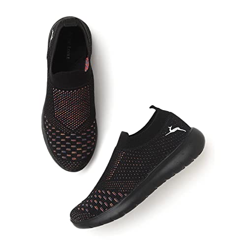 Image of Marc Loire Women's Lightweight Athleisure Knitted Active Wear Slip-On Casual Shoes