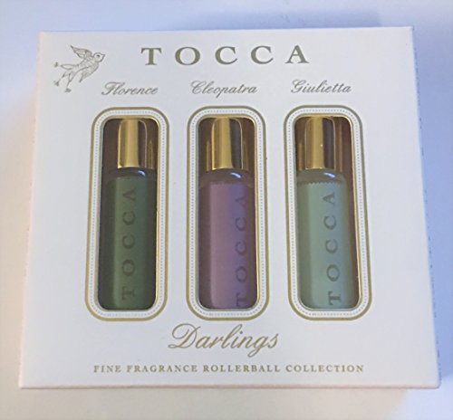 Tocca Darlings Fine Fragrance Rollerball Collection ~ 3 x 0.17 oz ~ Florence, Cleopatra, Giulietta