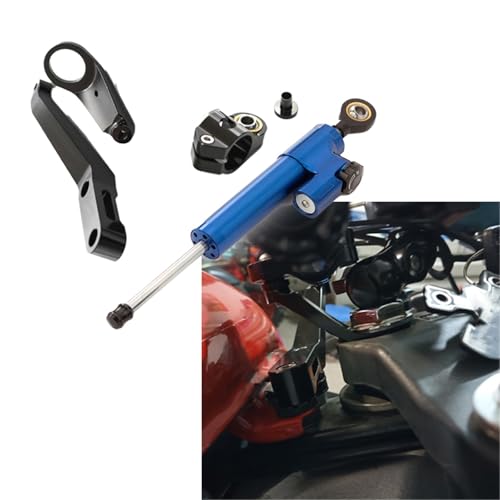 Amortisseur direction turquoise avec kit fixation CBR929RR 2001 pour balade