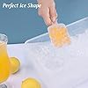 Unigul Mini Ice Cube Trays for Freezer(4Pack), Round Ice Cube Mold with Lid&Bin, Ice Ball Maker Mold Easy Use, 159PCS Ice Cubes with Lid &Bin for Chilling Drinks Coffee Juice(Ice Bin & Ice Scoop) - Image 7