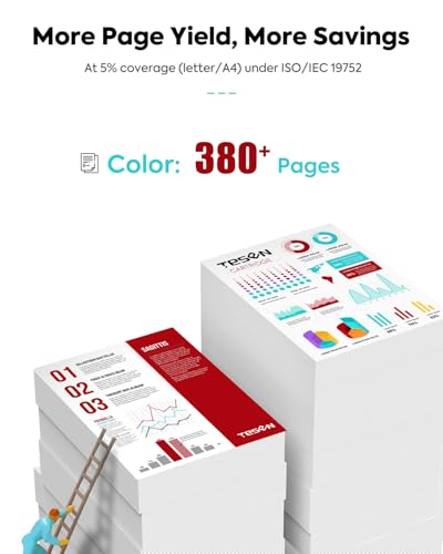 Image of TESEN PG-275XL CL-276XL Replacement for Canon Ink 275 and 276 PG275 CL276 275XL 276XL Ink Cartridge Combo Pack for PIXMA TR4720 TS3522 TS3500 TR4700 TR4722 TS3720 Printer Ink Cartridge(Color,1 Pack)