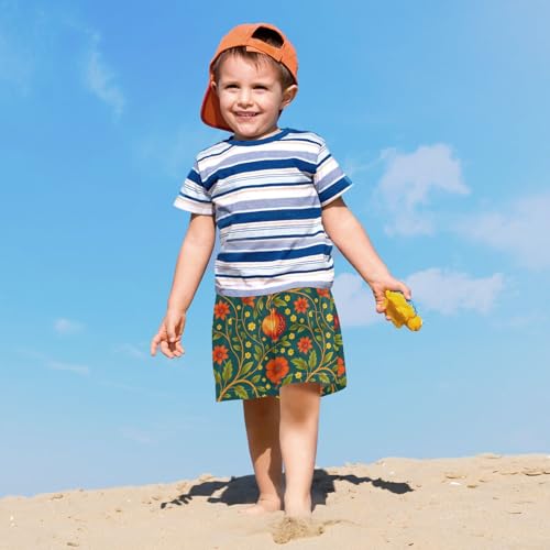 Maillot de bain garçon anti irritation taille élastique Yuiboo 4T