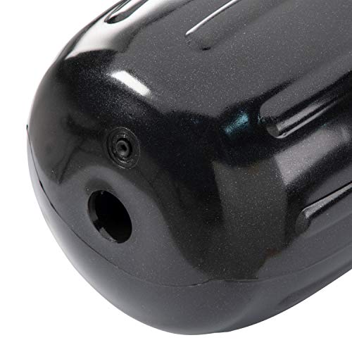 Taylor Made Big B Inflatable Boat Fender, Black Onyx (6" x 15") End-to-End Line Passage Fits 5/8" Rope, Hangs Horizontally or Vertically, Ribbed Technology, Needle Valve, Marine-Grade Vinyl - 71025 - image 4