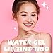 KIMUSE Water Gel Lip Tint 6 Colors Set, Highly Pigmented Long Lasting Moisturizing Glossy Lip Stains, Hydrate Lightweight Lip Gloss Makeup