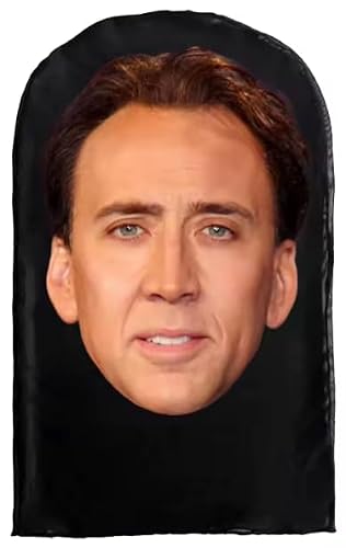 Palmer Tech | Nicolas Cage Sheisty Ski Mask - Funny Celebrity Balaclava Gift Black - The Actor with CAGE Rage!