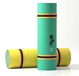 SOWKT Newest Model 12 x 6 Feet Floating Water Pad - Floating Island for Lakes or Pools - Giant Lily Pad Holds up to 6 Adults or 14 Kids. Unlimited Fun! (Green/Black/Yellow)