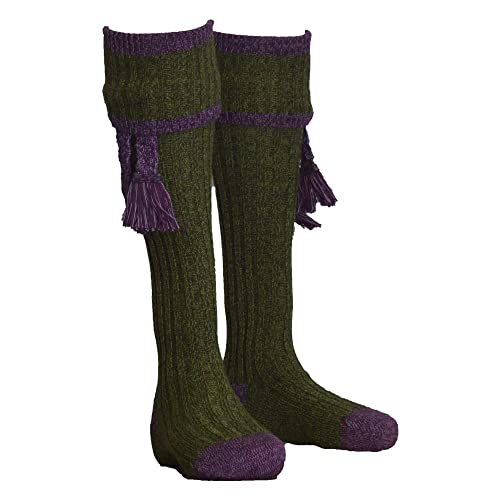 Walker and Hawkes Men’s Merino Wool Kyle Shooting Socks w/Garter Ties