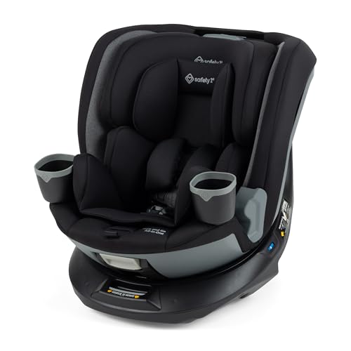 Safety 1ˢᵗ® Turn and Go 360° Rotating All-in-One Convertible Car Seat, Black Beauty