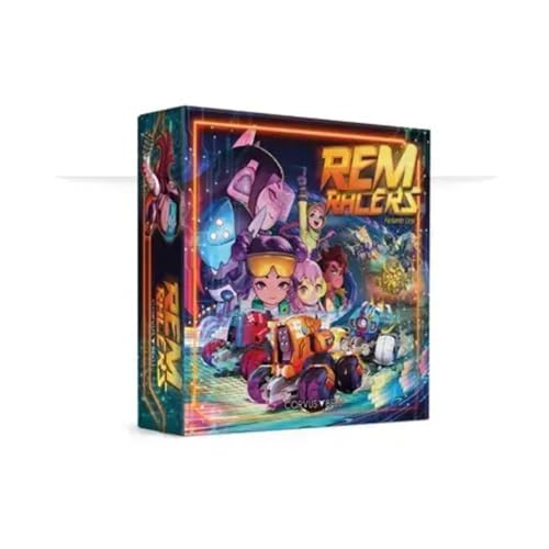 Rem Racers Boardgame, Infinity Universe Race Game, 4 jugadores Juego de mesa, Juego de Carrera Remotes para 1 a 4 jugadores