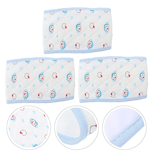 EXCEART Barriga Infantil Wraps 3 Pcs Padrão Algodão Bebê Bebê Umbigo Cordão Umbilly Band Band Belly