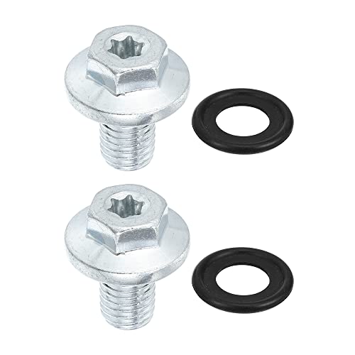 Tapón de drenaje de aceite M12 x 1.75 que evita fugas en el motor de coches Chevrolet 2 uds.