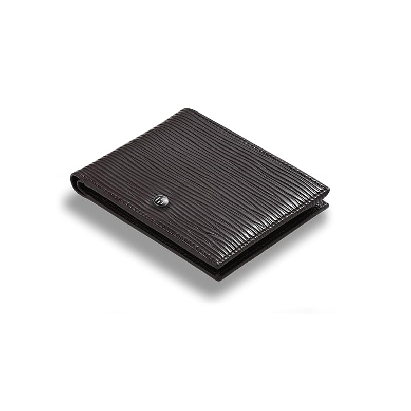 halden BARK Pattern, Men's Top Grain LeatherWallet, RFID Blocking, Bifold Wallet with 8 Slots for Men (Brown)-picture-22