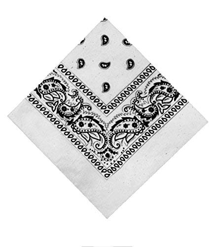 Lizzy® - Bandana, linea: Plain & Paisley White