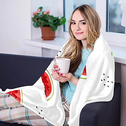 Couverture douce pastèque contre le froid jeté de lit compact - 8