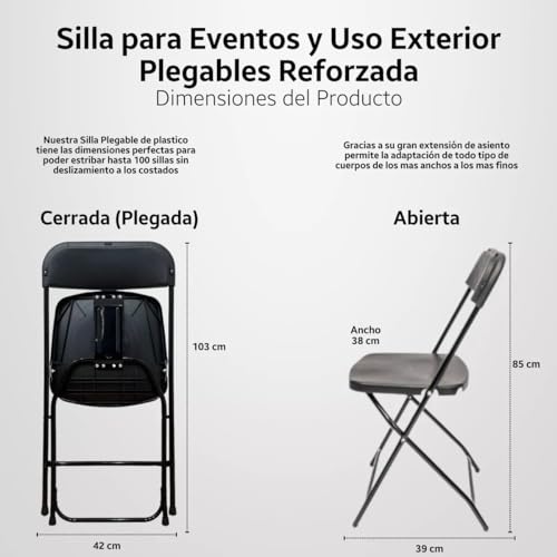 Consejos y comparativas para Comprar Sillas de plastico para jardin los 10 mejores. 29 Imagen adicional