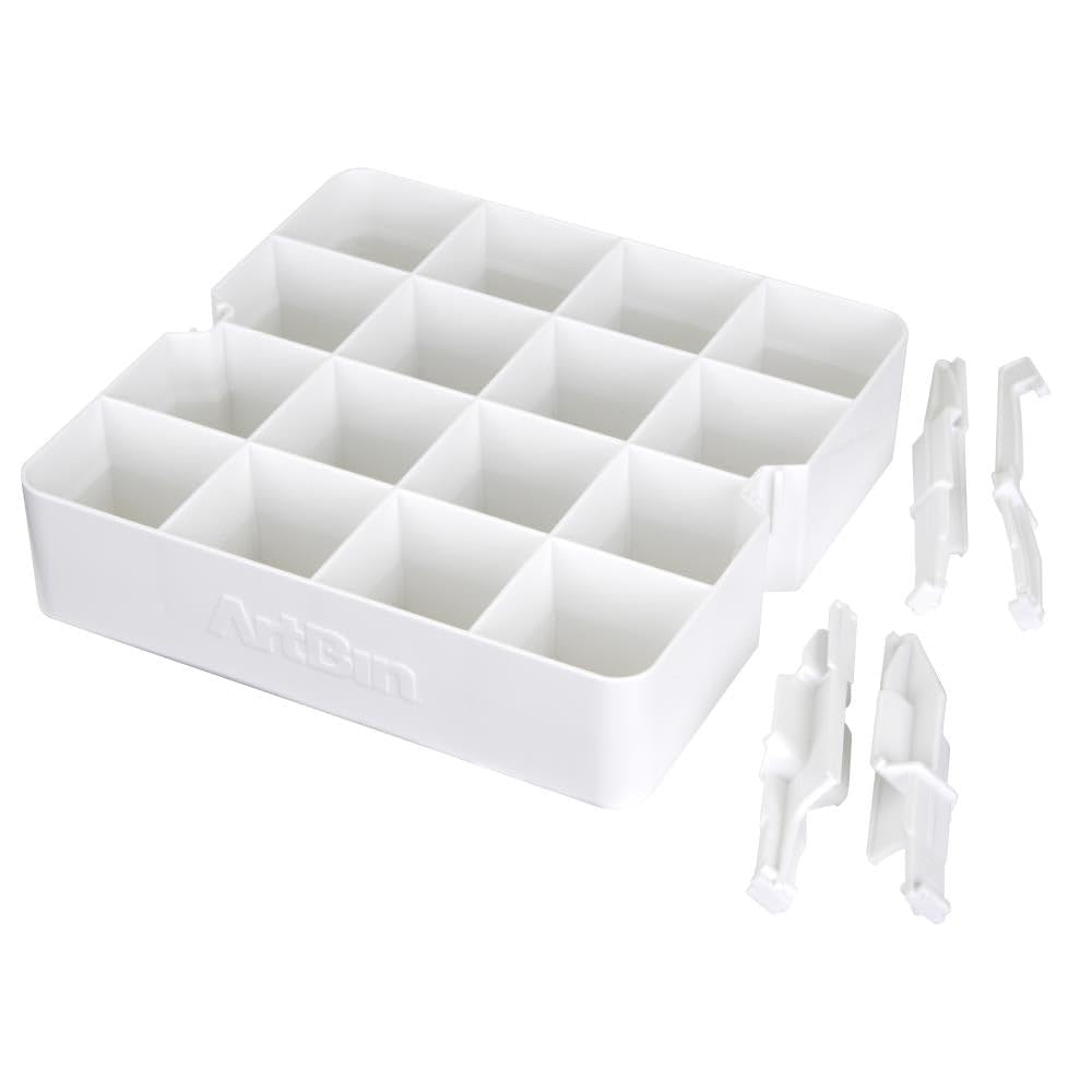ArtBin Super Satchel Double Deep Accessory Tray, White