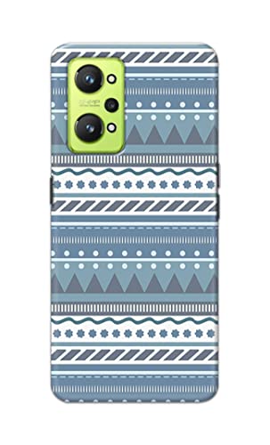 Image of Printed Hard Back Cover Case for Realme GT Neo 2 Back Cover (Seamless Geometric Tribal Pattern) -1803