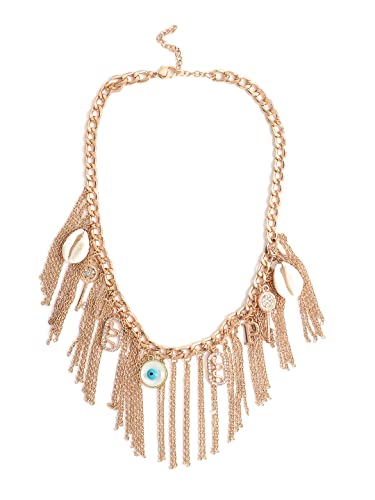 multi charm chain drop necklace (B0BFX7Y1RM) Amazon Price History, Amazon Price Tracker