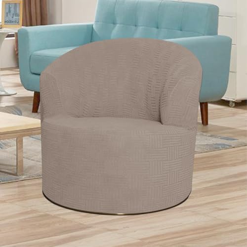Funda de silla barril elástica gris claro OBASDFD protectora de muebles 3