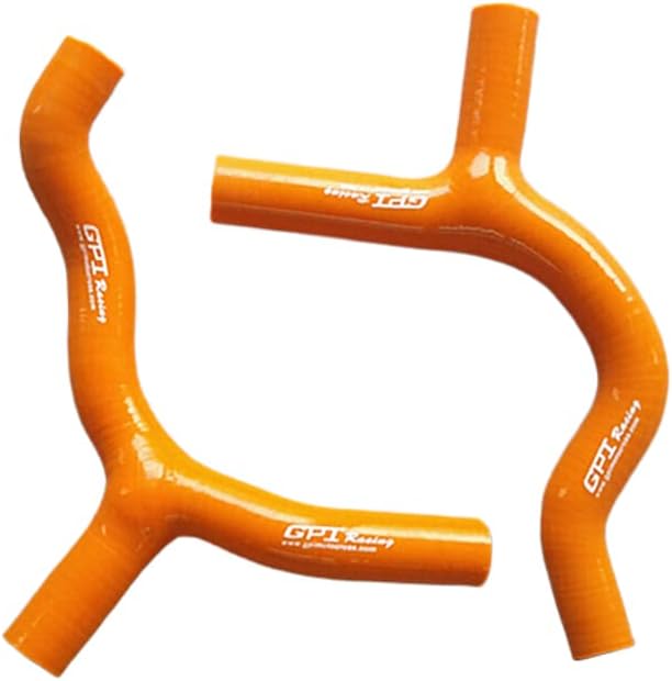 Silicone radiator hose Compatible With 2013-2017 KTM 85SX SX85 KTM85SX 2014 2015 2016 (Orange)