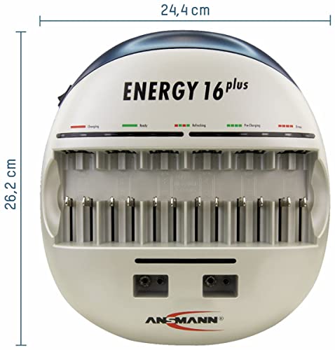 Ansmann 5207123/Us Energy 16 Plus Battery Charger Maintenance Device #TOP4