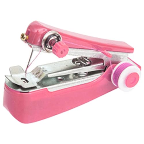 Puntada de mano - Máquina de coser portátil | Máquina de coser para principiantes, máquina de coser manual profesional, cortina de seda para principiantes, máquina de coser manual compacta