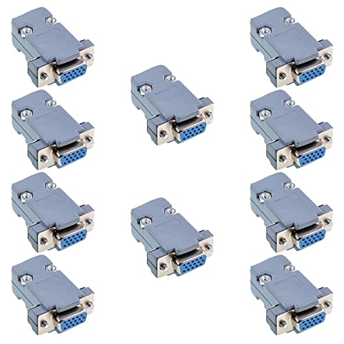 Kit conector VGA hembra 10 piezas tipo soldadura miniatura 1