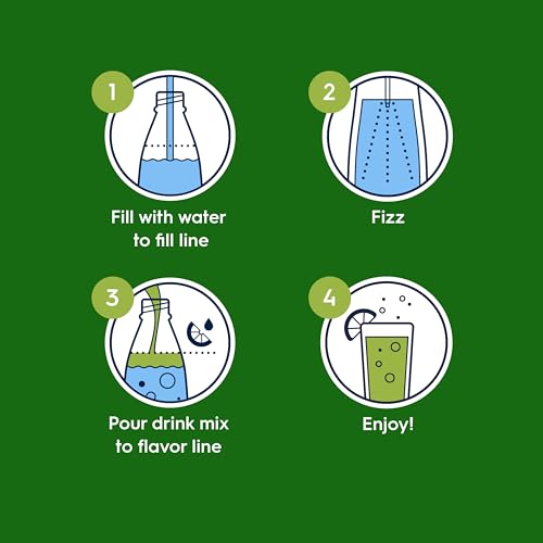 Image of SodaStream Pepsi Starry Zero Sugar Beverage Mix Variety Pack, New Pour Bottle (440ml, Pack of 4)