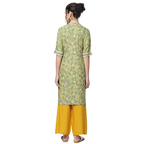 Image of Blue Liva Straight Kurta