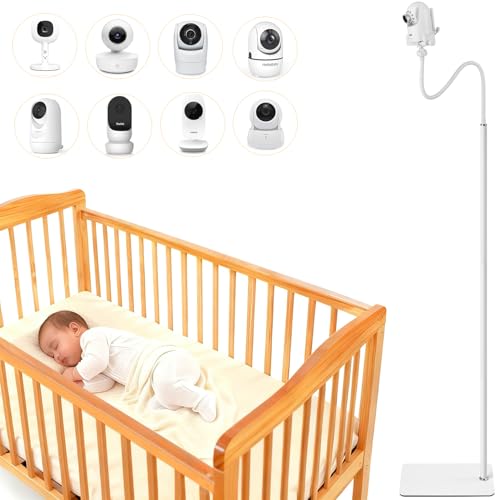 iTODOS Baby Monitor Floor Stand Holder Mount Compatible with Infant Optics DXR-8 Pro,Nanit Pro &...