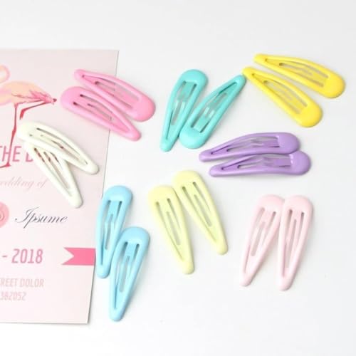 Image of DHANMOHAN Kids Tic Tac Hair Clips - Cute Multicolor Hair Pins for Girls & Toddlers | Non-Slip, Lightweight & Durable Metal Accessoriess | Baby Hair Clips for Daily Use(10 Pcs,Multicolor)