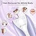 Silent Epilator for Women, 2-Speed Facial & Body Hair Remover, Smooth Glide Technology, for Face, Legs, Bikini & Arms