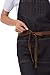 Chef Works Unisex Memphis Bib Apron, Indigo Blue, One Size