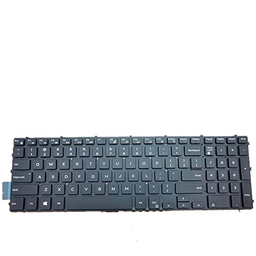 Clavier Dell Vostro 15 5568 noir version US pour remplacement d'ordinateur portable