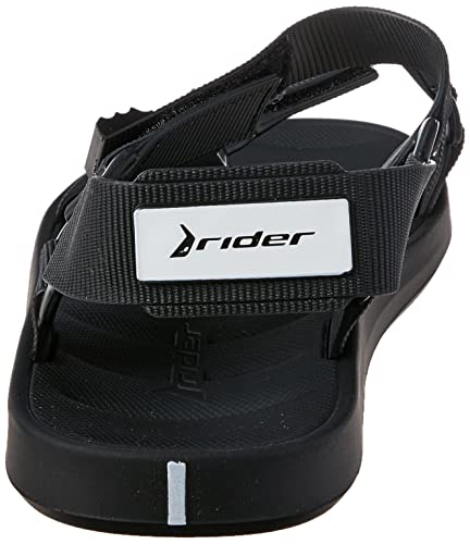 Sandália Free Style, Rider, Masculino, Preto/Preto, 39