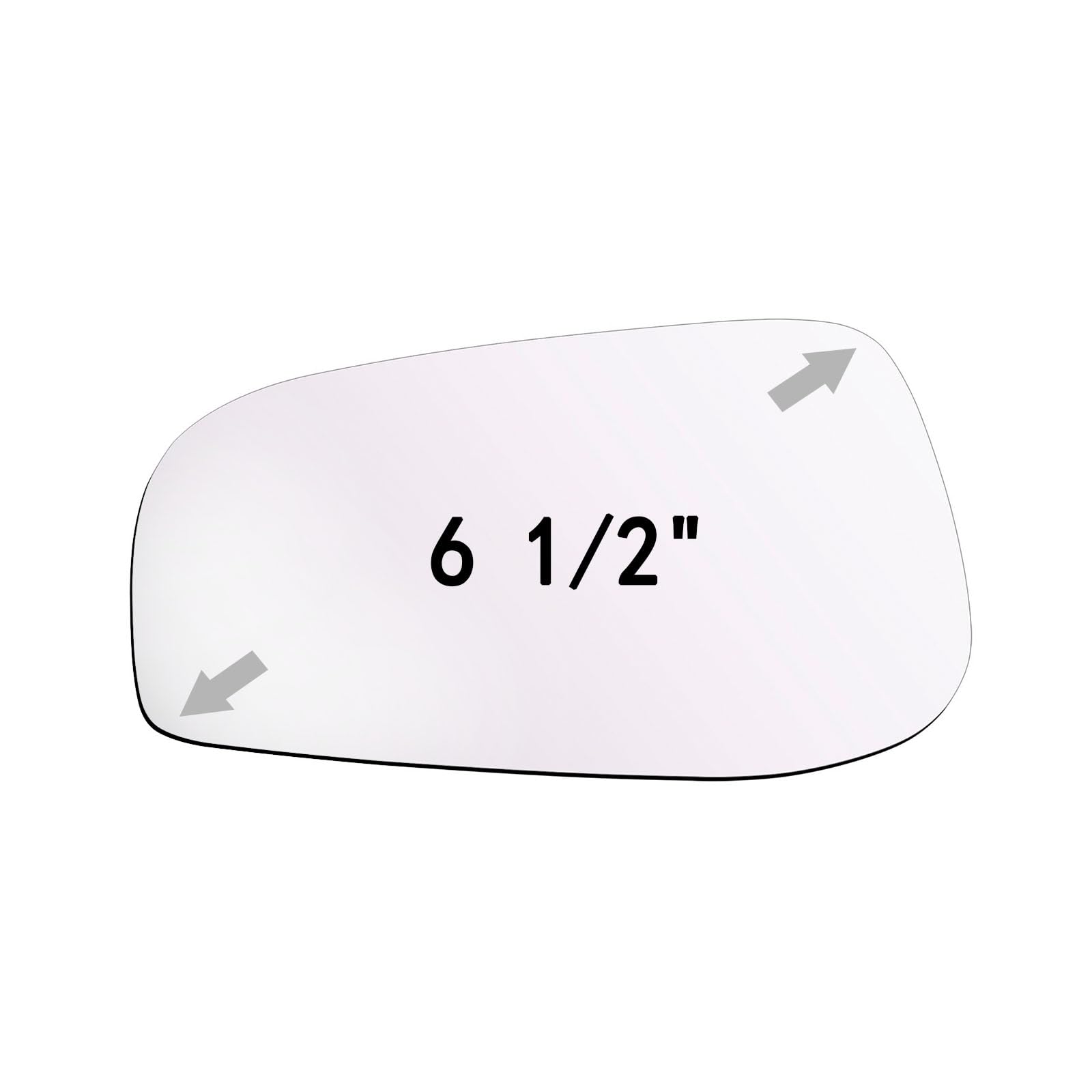 Adanz Driver Side Mirror Glass For 2004-2006 Volvo S60, S80, V70 – Left Side Non-Heated - View #4