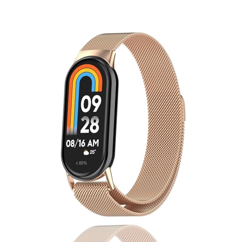 [AnnTec] For Xiaomi Smart Band 10 / 9 / 8 �����x���g �o���h �����x���g �R���p�`�u�� �V���I�~ �X�}�[�g�o���h 10 / 9 / 8 �p�̃o���h �}�O�l�b�g �N���X�v �X�e�����X�| ���b�V�� �ʋC �j�����p ����